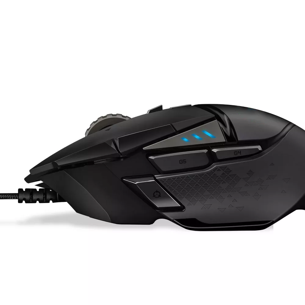 Wired Gaming Mouse with Programmable Buttons & Adjustable Weight